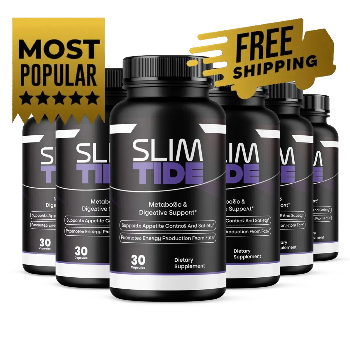 SlimTide 6 Bottle Supply Package